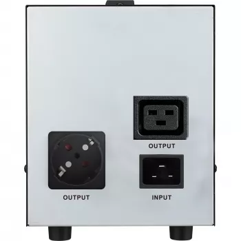 Bluewalker PowerWalker AVR 3000/SIV - automatinis įtampos reguliavimas - AC 230 V - 2400 W - 3000 VA - 2 išėjimo lizdai (10120307)