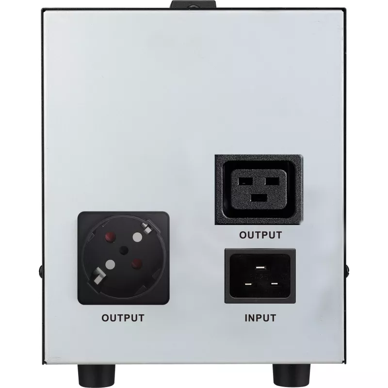 Bluewalker PowerWalker AVR 3000/SIV - automatinis įtampos reguliavimas - AC 230 V - 2400 W - 3000 VA - 2 išėjimo lizdai (10120307)