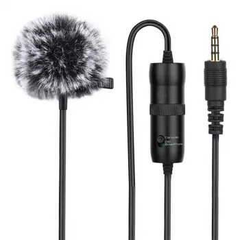 Mikrofonas su segtuku PULUZ 3,5 mm lizdas 6 m