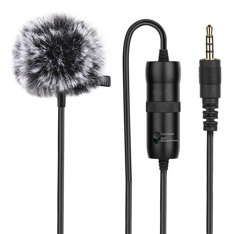 Mikrofonas su segtuku PULUZ 3,5 mm lizdas 6 m