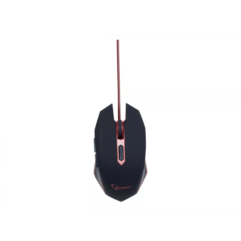 pelė USB OPTICAL GAMING/RED MUSG-001-R GEMBIRD