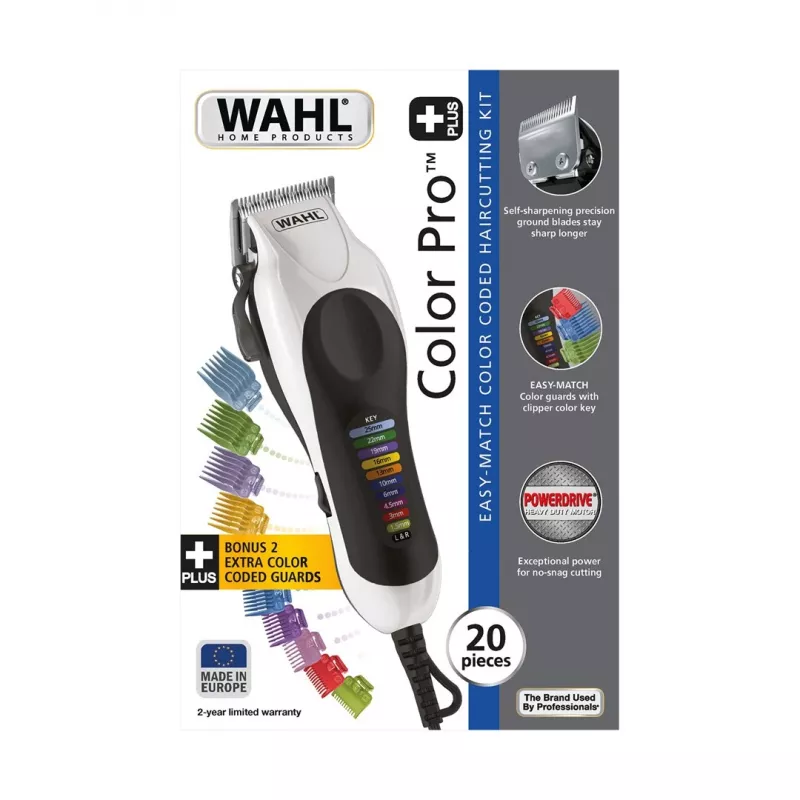 Wahl Color Pro Plus Juoda, White 10