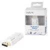 Lyties keitiklis LogiLink CV0100 DisplayPort į HDMI baltas