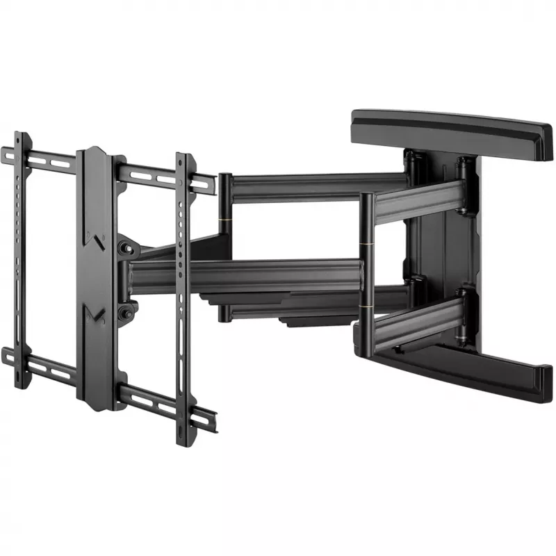 Goobay Pro TV sieninis laikiklis Pro FULLMOTION (L) platus diapazonas, juodas – televizoriams nuo 94,00 cm (37) iki 177,80 cm (70) (94–178 cm), pilno judesio (pasukamas ir pakreipiamas) iki 70 kg (499