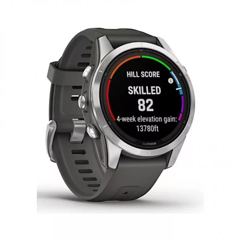 Garmin fēnix 7S Pro 3,05 cm (1,2 inch) MIP 42 mm Skaitmeninis 240 x 240 pikselių Jutiklinis ekranas Sidabrinis Wi-Fi GPS (palydovinis)