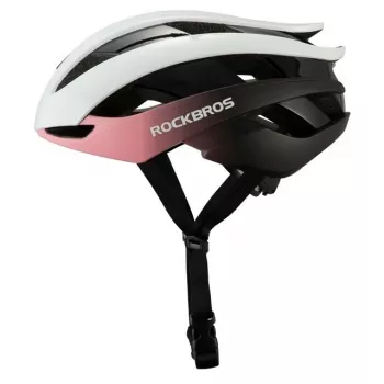 ROCKBROS Reguliuojamas dviračio šalmas M 55-58 cm mėlynai rožinis