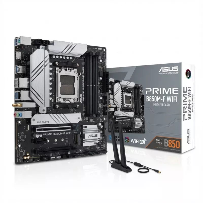 Pagrindinė plokštė ASUS PRIME B850M-F WIFI Micro ATX LGA1700 DDR4