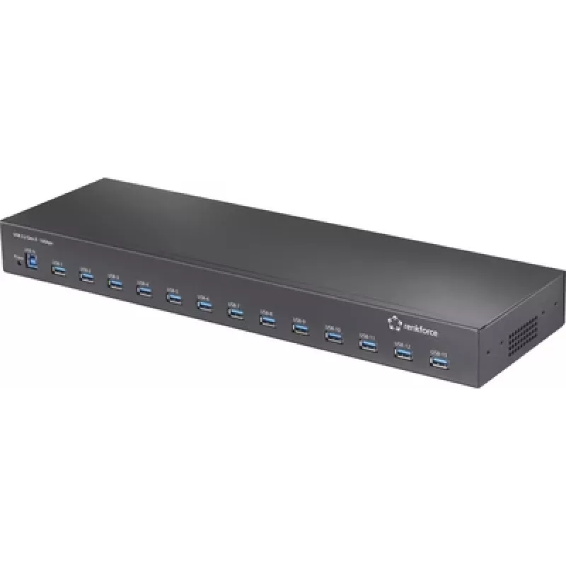 Renkforce 19 Rack Mount 13-Port USB 3.2 Gen 2 Hub 13 Port 3.2 2-Hub for (RF-6677282)