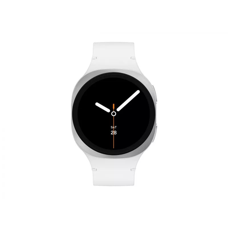 Samsung Galaxy Watch 8 3,3 cm (1,3 colio) AMOLED 40 mm Skaitmeninis 438 x 438 pikselių Liečiamas ekranas 4G Sidabrinis Wi-Fi GPS (palydovas)