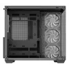 PC korpusas DeepCool CG530 4F Midi Tower Juoda — grūdintas stiklas, ATX/ITX/Micro ATX, 3x120mm ventiliatoriai, USB-C