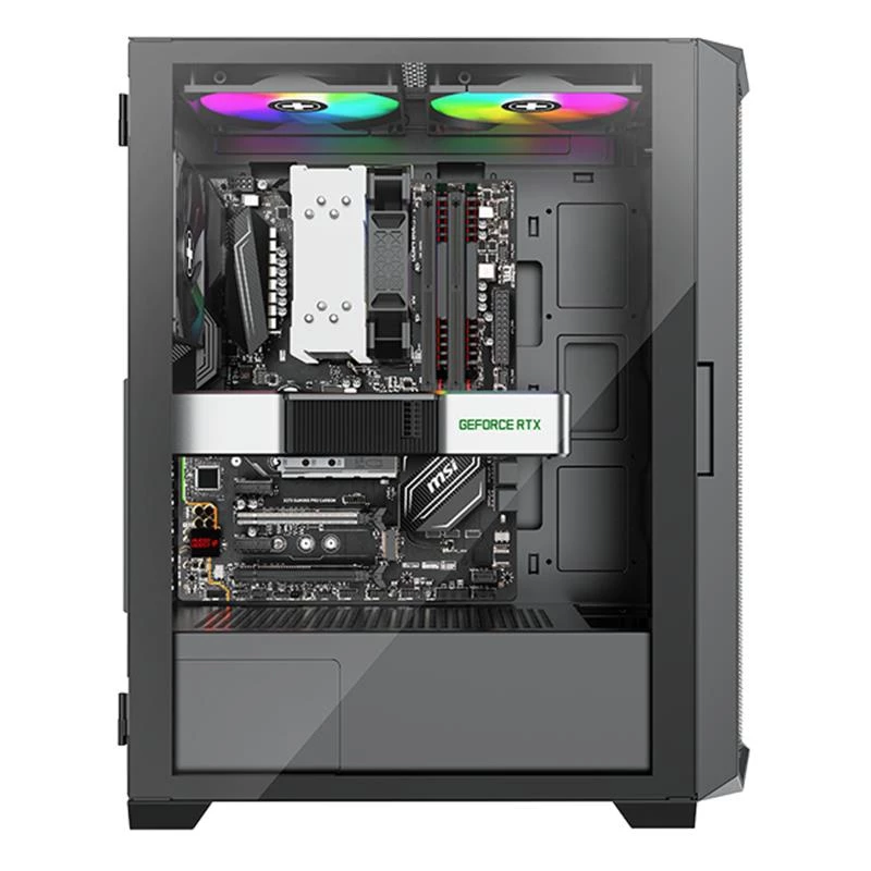 Korpusas|XILENCE|ATX/micro ATX/Mini-ITX|Juodas|Midi Tower|PC|XG161