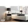 Topeshop M1 SONOMA MAT naktinis staliukas, ąžuolo apdaila, 2 stalčiai, 400×320×590 mm