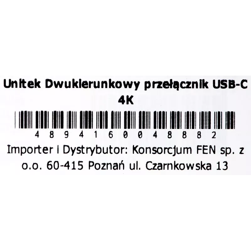 USB-C šakotuvas Unitek D1078A — USB-C dokinimo stotis, 2x USB-C įvestis, 1x USB-C išvestis, 100 W PD, 4K palaikymas, 3840×2160 maks., pilka