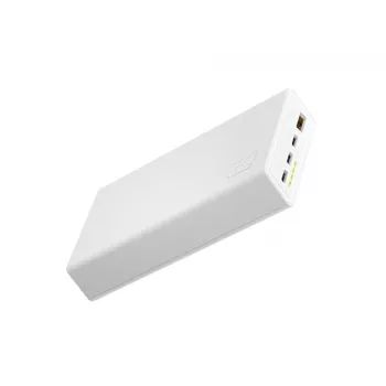 Green Cell išorinė baterija 20000mAh 22,5W balta PowerPlay20s 3x USB-C PD QC 3.0
