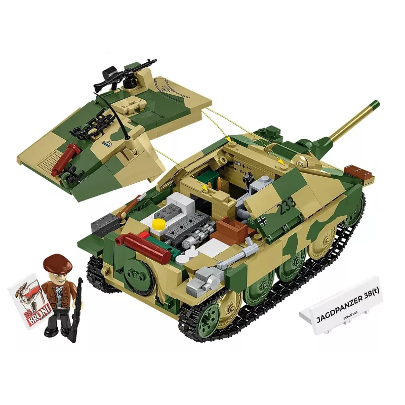 Cobi Blocks Jagdpanzer 38t Brave konstrukcinis rinkinys, 731 detalė
