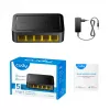 Tinklo komutatorius Cudy FS105D — 5 prievadų „Fast Ethernet“ 10/100, 1 Gbit/s komutavimas, juodas