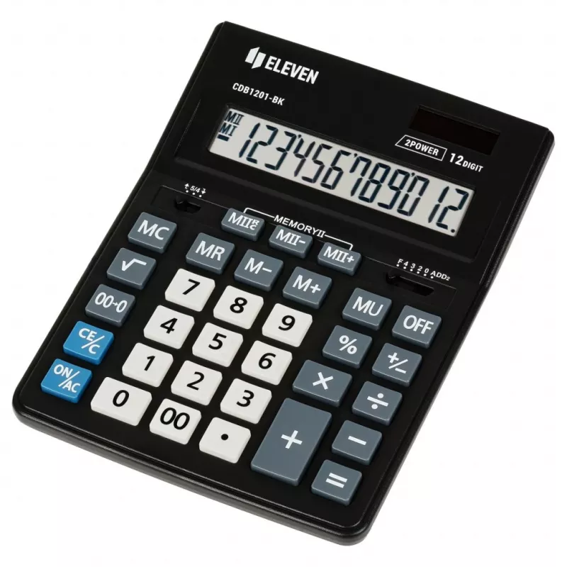 Skaičiuotuvas biurui Eleven CDB1201-BK (EU)