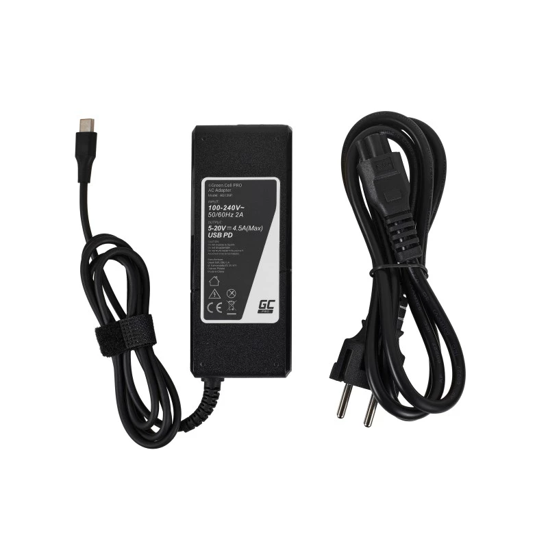 Green Cell AD139P maitinimo adapteris/inverter Universal 90 W Juoda