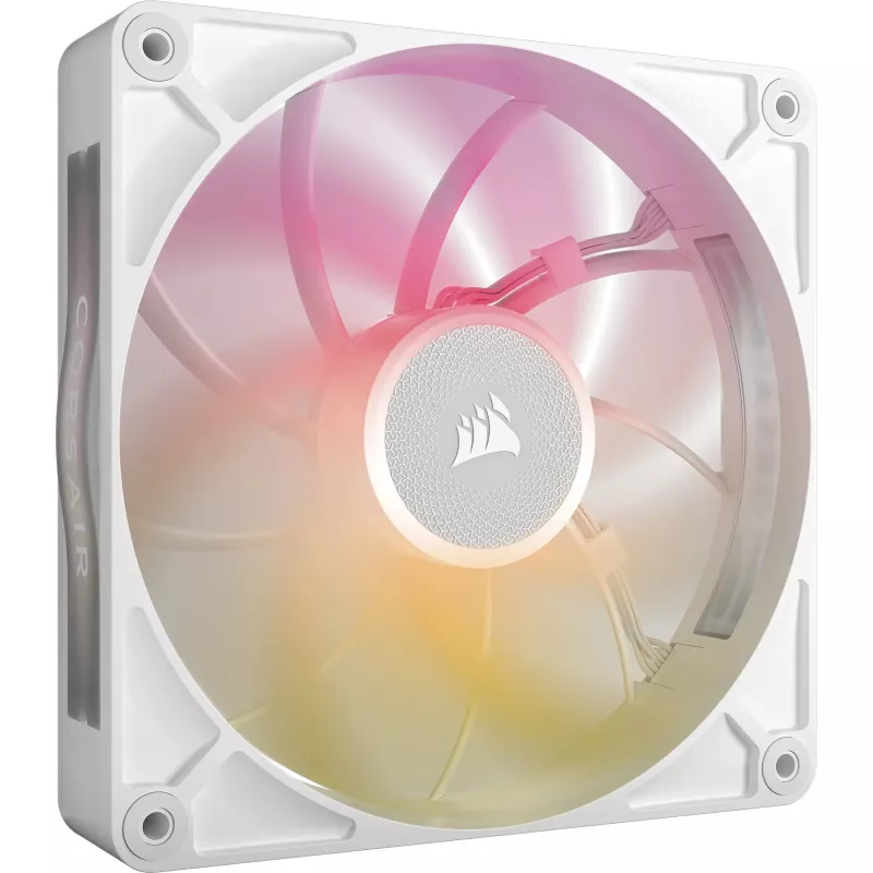 Corsair iCUE LINK RX140 MAX RGB 14 cm ventiliatorius, baltas, 300–1600 RPM