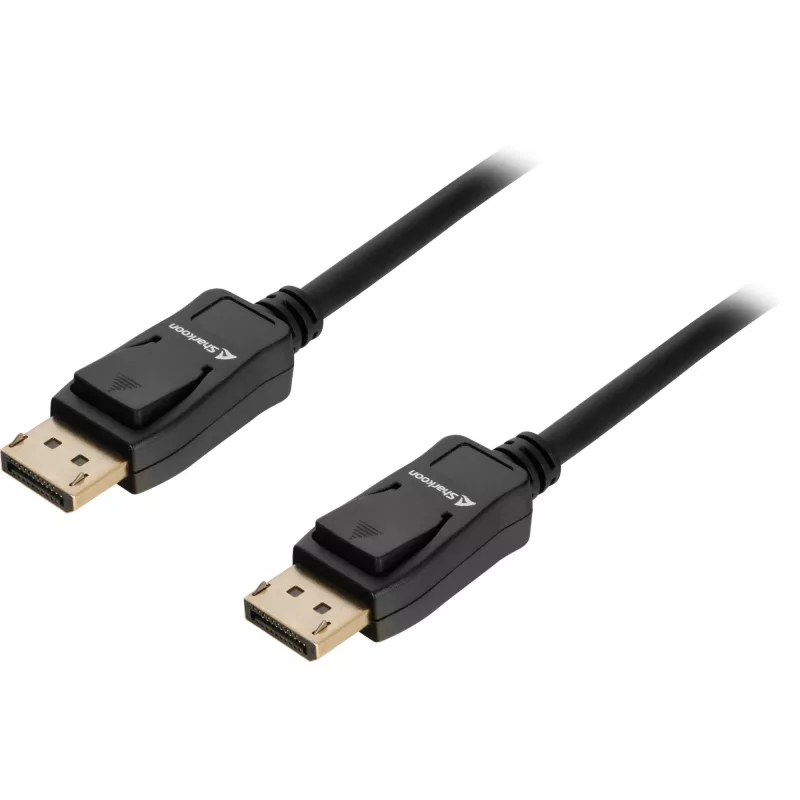 DisplayPort laidas Sharkoon 1.4 8K 3 m, DisplayPort 1.4, 3 m ilgis, palaiko 8K raišką