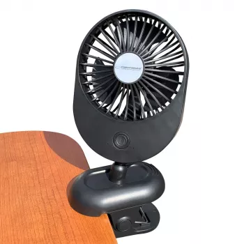Esperanza EHF103K ventiliatorius, kompaktiškas USB ventiliatorius, JUODAS