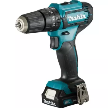 Makita - Smūginis veržliaraktis - Akumuliatorinis - 2 greičių - 10 mm griebtuvo raktas - 30 N·m - 2 baterijos - 12 V (HP333DSAX1)