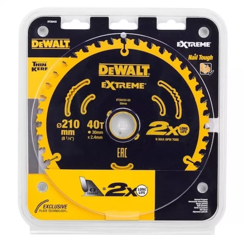 Disko pjūklo peilis DeWALT DT20433-QZ 1 vnt.