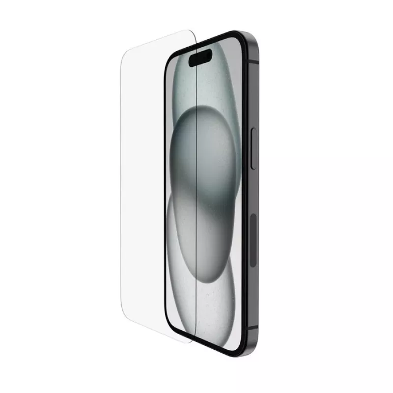 Ekrano apsauga Belkin ScreenForce skirtas iPhone 16 atspari smūgiams ir įbrėžimams