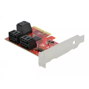 SATA PCI Express x4 kortelė DeLOCK 6 prievadai žemo profilio formos faktorius