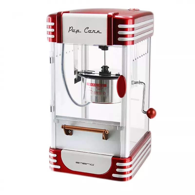 Popcorn Popper Emerio POM-120650 360W Raudonas Sidabrinis 50g