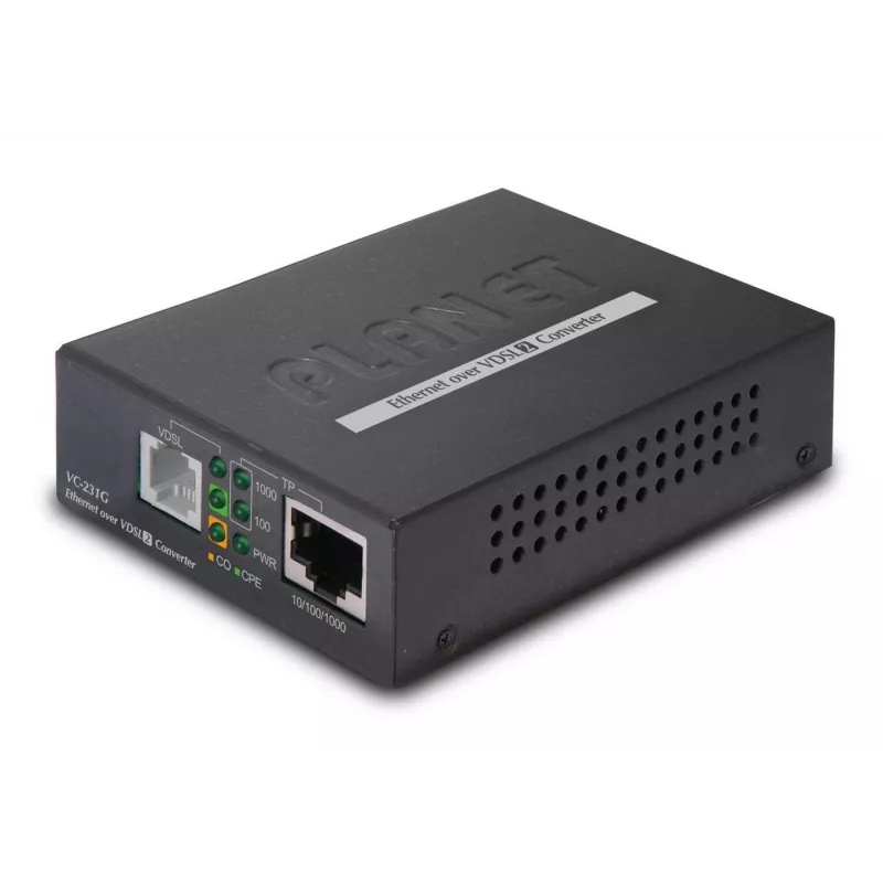 Planet VC-231G tiltas/kartotuvas 1000 Mbit/s Tinklo tiltas Juodas