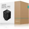 Oro aušintuvas DeepCool AK620 Digital PRO — 120 mm ventiliatorius, 1750 RPM, 25 dB, 12 V, tinkamas LGA1700/AM5, juodas