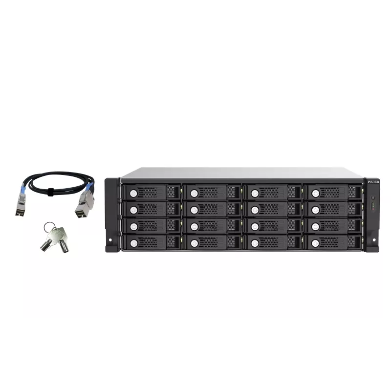 QNAP TL-R1620Sep-RP HDD korpusas juodas, pilkas 2,5/3,5 colio