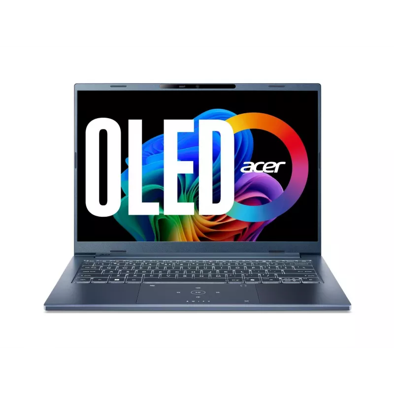 Nešiojamas kompiuteris Acer Swift Go 14 AI NX.JNBEG.001 — Intel Core Ultra 7 256V, 14 colių WUXGA, 16 GB LPDDR5, 512 GB SSD, Intel Arc 140V, Windows 11
