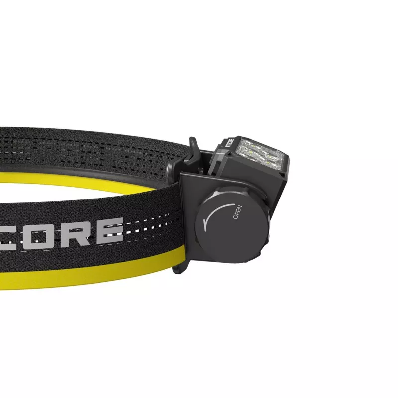 Priekinis žibintas Nitecore HC70 UHE — ant galvos tvirtinamas žibintuvėlis, 1600 liumenų, atsparus smūgiams, atsparus vandeniui, 0,172 kg, juodas