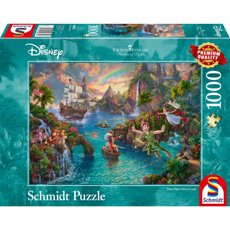 Dėlionė Schmidt Spiele Disney Peter Pan 1000 vnt. Animaciniai filmukai
