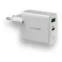 Įkroviklis RealPower PC-20 išmaniajam telefonui, planšetiniam kompiuteriui, baltas