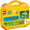 LEGO 10713 Classic Creative Suitcase Toy Storage Case su įvairiaspalviais statybiniais kubeliais, dovana vaikams nuo 4 metų