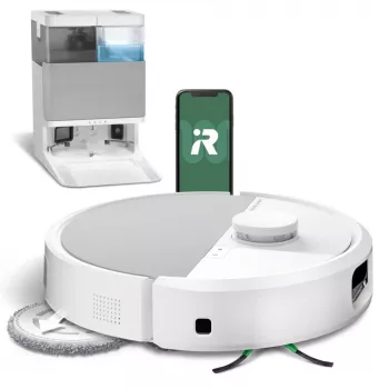 iRobot Roomba Plus 505 Combo Robot + AutoWash Dock Balta