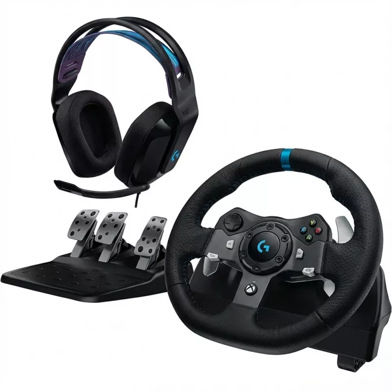 Logitech G G920 - Vairo ir pedalų rinkinys - Laidinis (991-000551)