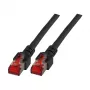 EFB-Elektronik RJ45 komutacinis kabelis Cat.6 S/FTP LSZH juodas 50m Gamintojas: EFB Elektronik (K5515.50)