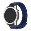 Pakaitinis sportinis dirželis FIXED, skirtas Garmin QuickFit 22 mm — tamsiai mėlynas nailonas, 160–210 mm