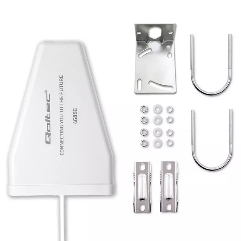 Išorinė 4G/5G LTE antena QOLTEC 9 dBi, N tipo jungtis, 3 m kabelis