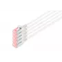 Tinklo kabelis Digitus CAT 6 U/FTP plonas komutacinis kabelis RJ-45 Cat6 10 m pilkas