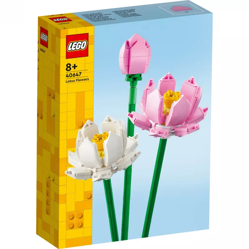 LEGO konstruktorius LEGO 40647 Lotosai — Botanical Collection modulinis modelis, 220 dalių, aukštis 300 mm, amžius 8+