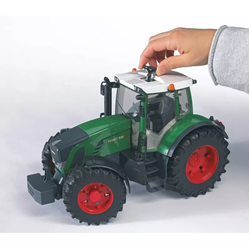 Žaislinis traktorius BRUDER Fendt 936 Vario, ABS plastikas, įvairiaspalvis, vaikams nuo 3 metų