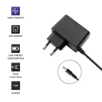 Maitinimo adapteris Qoltec 52401 12W patalpų juodas skirtas POS spausdintuvui