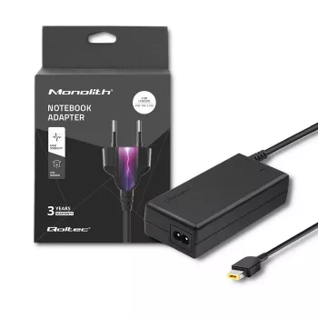 nešiojamojo kompiuterio maitinimo adapteris Qoltec Lenovo 45w 20v 2.25a Slimtip + kaištis 50098.45w
