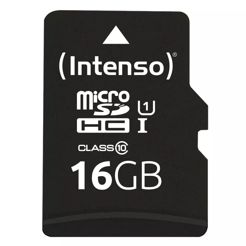 Intenso Performance - „Flash“ atminties kortelė (su microSDHC / SD adapteriu) - 16 GB - UHS-I U1 / 10 klasė - microSDHC UHS-I