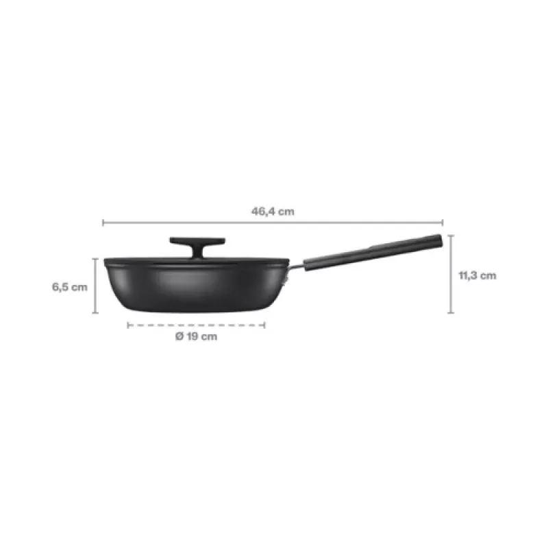 Fiskars Hard Face 1075528 Neprideganti keptuvė 24 cm 2,2 l